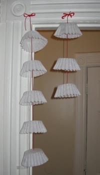 Coffee filter bell strands